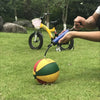 DDUO Portable Ball Pump, Air Pump Kit with Needle, Nozzle, Extension Hose for Basketball, Football, Volleyball, Water Polo, Rugby, Exercise, Inflatable Balls