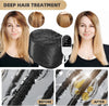 Angju Hair Steamer for Natural and Black Hair - Home Use Thermal Heat Cap for Deep Conditioning - 10-level Heat, 3 Timer Settings, Quick Heating for Oil Treatment