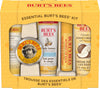 Burt's Bees Essential Kit by for Women - 5 Pc Kit 1oz Body Lotion with Milk and Honey, 0.3o