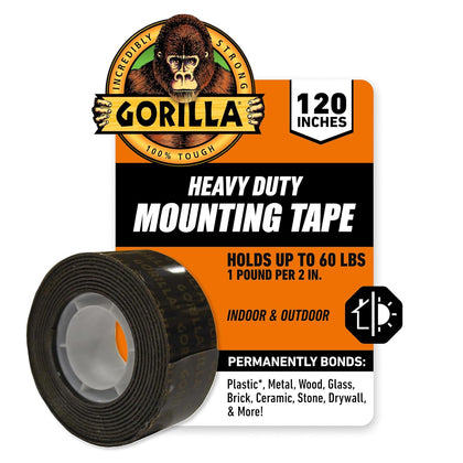 Gorilla Heavy Duty Double Sided Mounting Tape XL, 1