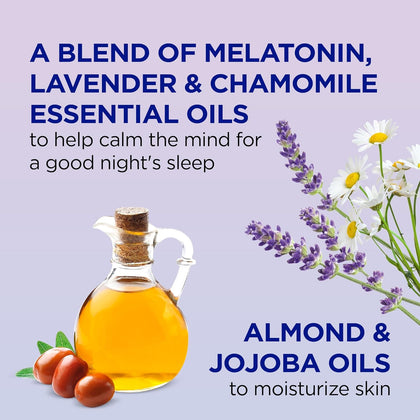 Dr Teal's Melatonin Essential Bath & Body Oil Moisturizing Sleep Blend 260ml