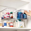 Vtopmart 4 Pack Clear Stackable Storage Bins with Lids, Plastic Organizer Boxes with Handle for Pantry, Perfect for Kitchen, Fridge, Cabinet, Closet, Bathroom Organization, Large