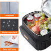Insulated Lunch Bag for Adults, Thermal Lunch Box Cooler for Men Women, Reusable Leakproof Lunch Tote Food Bag with Adjustable Shoulder Strap for Work/Picnic/Beach, Black 9L