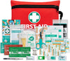 General Medi 110 Pieces Small First Aid Kit - Includes Emergency Foil Blanket, Scissors for Travel, Home, Office, Vehicle, Camping, Workplace & Outdoor (Red)