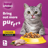 Whiskas Chicken Dry Cat Food, Bag of 3Kg, for Adult Cats 1+ Years, Cat Dry Food, for Healthy, Active Cats