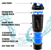 HOMLITE ® Protein Shaker Bottle – Non-Slip 3 Layer Twist Off, Leak-Proof Blender Bottle with Supplement and Pill Storage Compartment
