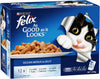 PURINA Felix as Good as it Looks Ocean Menus Wet Cat Food Pack - 12X85G