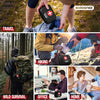 GOODONE2 200 Pcs First Aid Kit + Survival kit for Treat, Protect Minor Cuts, Scrapes. Home, Office, Car, School, Business, Travel, Emergency, Survival, Hunting, Outdoor, Camping & Sports (200-Black)