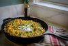 Cast Iron Skillet Pre-Seasoned Skillet/Frying Pan, Black, 10.25 Inch, Round, Cast Iron,L8Sk3