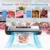 INKBIRD Vacuum Sealer Machine INK-VS01, 80kPa One-Touch Automatic Sealing Machine for Food Preservation Storage, Preserving Moist/Dry Foods Packer with Built-in Cutter & BPA-Free Bags 220V