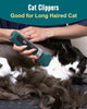 oneisall Cat Clippers for Matted Fur, 5-Speed Quiet Cordless Cat&Dog Grooming Clippers for Long Hair,IPX6 Waterproof Dog Clippers Trimmer Shaver for Dogs Cats Animals