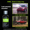 FOLLOWIN Plastic Restorer for Cars Ceramic Plastic Coating Trim Restore, Resists Water, UV Rays, Dirt, Ceramic Coating, Not Dressing, Last Over 200 Washes, Highly Concentrated, 30ml
