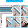 ACE2ACE Pet Hair Remover Roller, Reusable Animal Hair Removal Brush for Dogs and Cats, Self Clean Pet Fur from Carpet, Furniture, Rugs, Laundry, Clothes and Bedding, Sofa