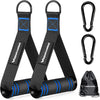 RENRANRING Gym Exercise Handles, Replacement Handle Attachments for Cable Machine Pulleys, Resistance Band and Strength Trainer, Pull Down Workout Accessories, Home Gym Add On Equipment