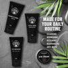 Viking Revolution - Mens Skin Care Kit - Mens Facial Care Kit - Includes (148ml Each) Rejuvenating Face Moisturiser, Microdermabrasion Facial Scrub, Foaming Cleanser & Eye Cream (30ml) - Gifts For Men