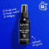 NYX PROFESSIONAL MAKEUP Makeup Setting Spray - Matte Finish, Lightweight, Long-Lasting, Extends Makeup Wear Up to 16 hours, Vegan and Cruelty Free Formula, 60ml