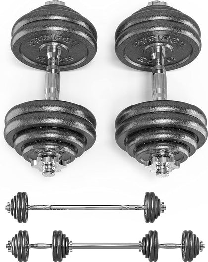 PROIRON Cast Iron Weight Plates Set 1.25kg,2.5kg,5kg,10kg (Choice of Sizes) for 1