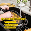 Cast Iron Skillet Pre-Seasoned Skillet/Frying Pan, Black, 10.25 Inch, Round, Cast Iron,L8Sk3