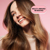 MONDAY HAIRCARE Volume Shampoo + Conditioner Set (2 Pack) 12oz Each for Thin, Fine, and Oily Hair, Made from Coconut Oil, Ginger Extract, and Vitamin E, 100% Recyclable Bottles Pink