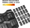 PROIRON Adjustable Weighted Vest, 20 Weight Packs, Weight Jacket Men Women with Reflective Stripe for Running Strength Training Workout Jogging Walking Home Gym Fitness Cardio Weight Loss, Black