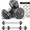 PROIRON Cast Iron Weight Plates Set 1.25kg,2.5kg,5kg,10kg (Choice of Sizes) for 1
