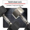 PROIRON Rubber Dumbbells Odorless, Steel Weights Set Men Women Home Gym 3kg 5kg 8kg 10kg 12kg 16kg 20kg 24kg Fitness Training Exercise Body Strength Lifting Equipment (Pair or Single)