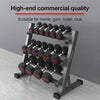 PROIRON Rubber Dumbbells Odorless, Steel Weights Set Men Women Home Gym 3kg 5kg 8kg 10kg 12kg 16kg 20kg 24kg Fitness Training Exercise Body Strength Lifting Equipment (Pair or Single)