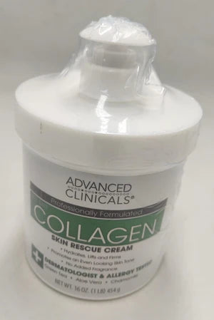 Advanced Clinicals - Spa Size Collagen Skin Rescue Cream