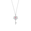 Charming Zircon Key Necklace For Women Ethereal Fairy-Like And Lightly Luxurious