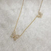 Full-Crystal Butterfly Necklace Ethereal
