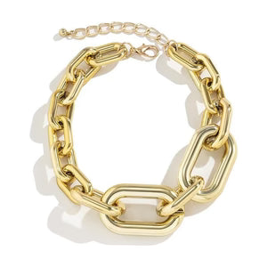 Necklaces For Women, Gold Chain Necklace Chunky,Necklace Link Chain Choker Vintage Heavy Metal Thick Chain