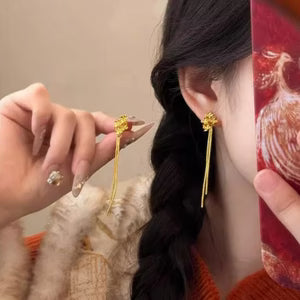Retro-style Ear Jewelry With Electroplating