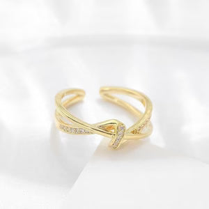 Vintage Niche Light Luxury Adjustable Ring For Women, Stylish & Unique Design Index Finger Ring